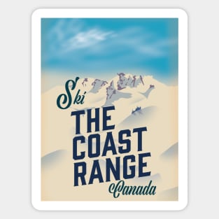 Ski The Coast Range Canada Sticker